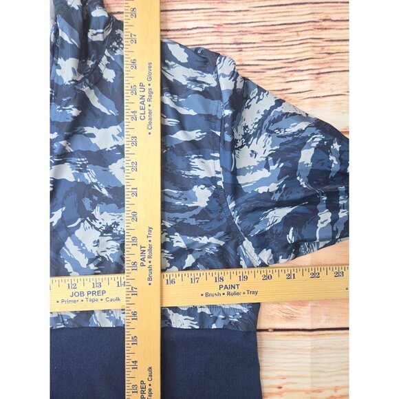 Under Armour Mens Hoodie Jacket Medium Fitted Navy & Camo Pullover Full-Zip - Picture 7 of 7